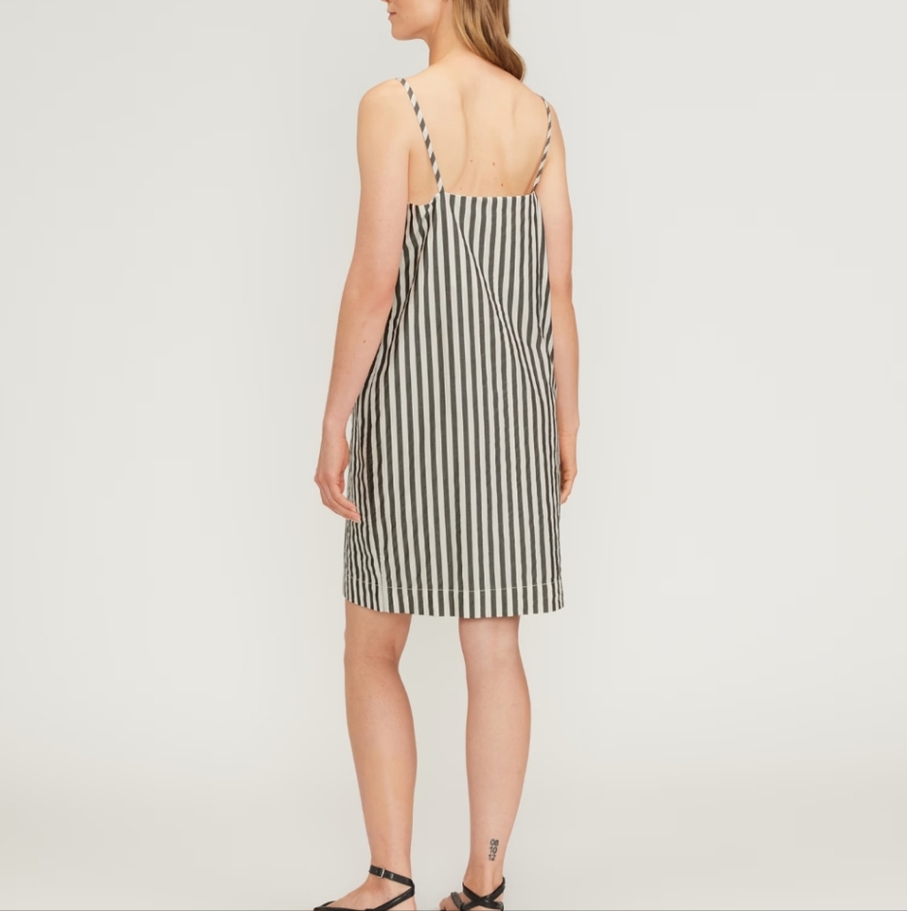 Everlane Poplin Slip Dress NWT - Picture 3 of 6